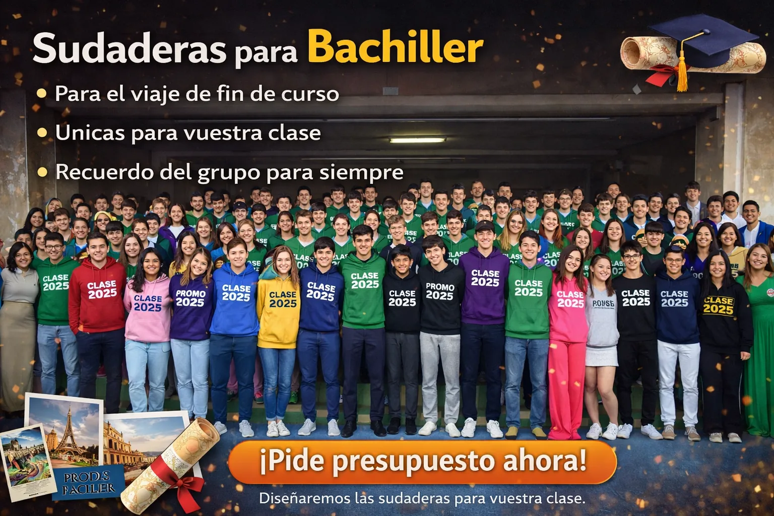 Sudaderas de Bachillerato en La Rioja