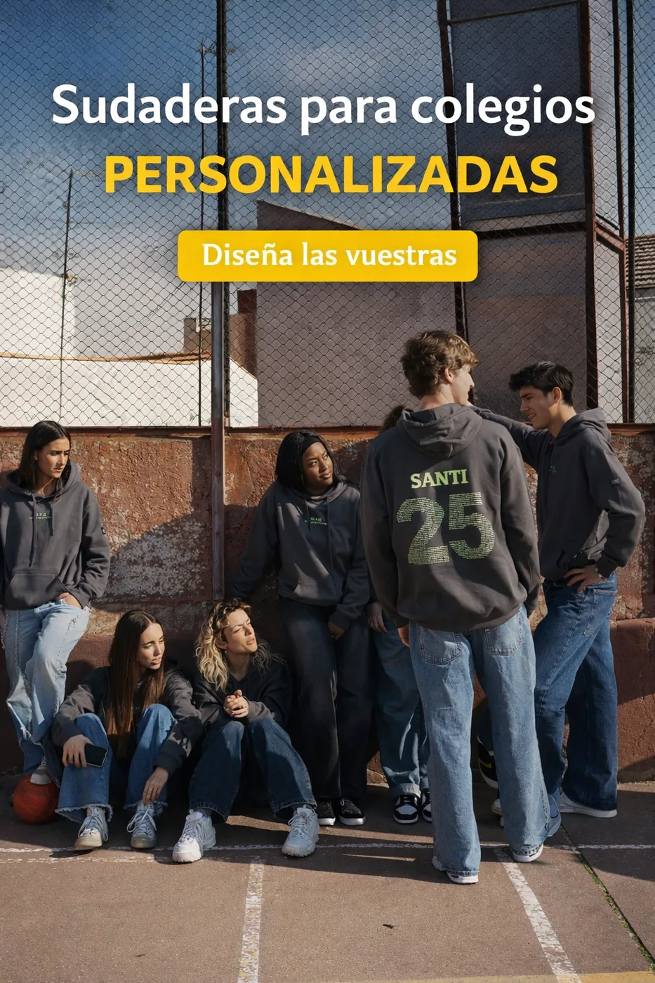 Sudaderas para colegios en La Rioja