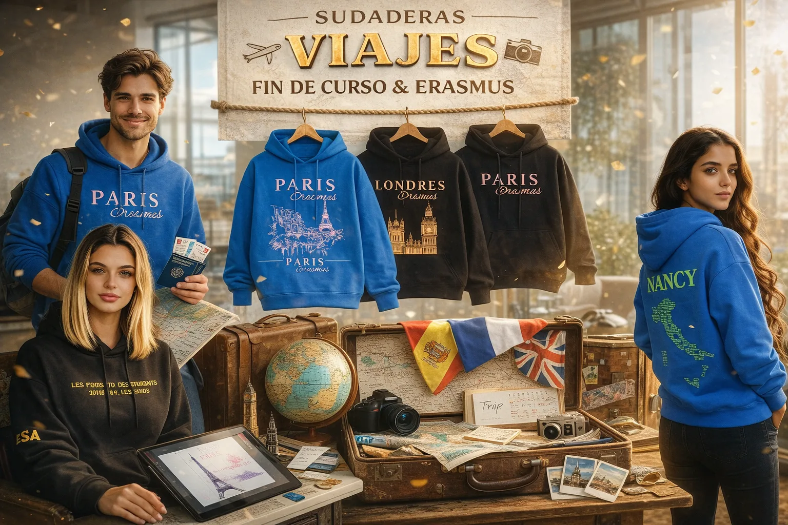Sudaderas Erasmus en La Rioja